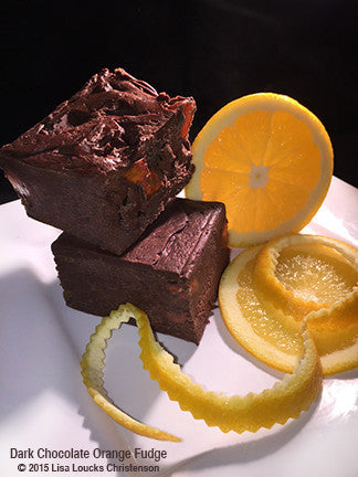 Dark Chocolate Orange Fudge