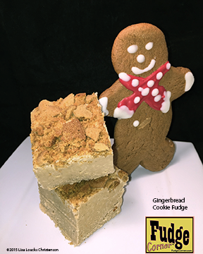 Gingerbread Cookie Fudge